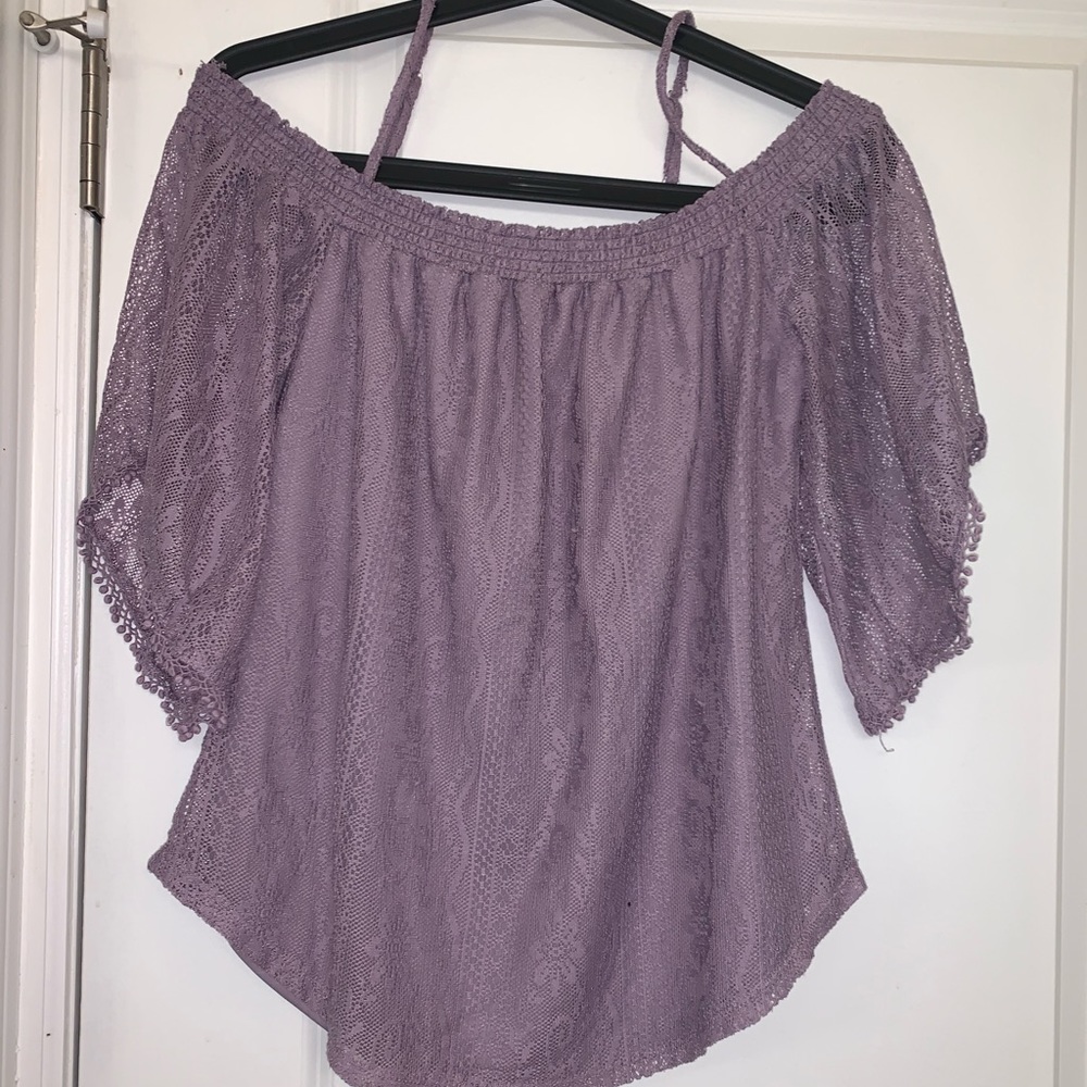 Off the shoulder shirt
